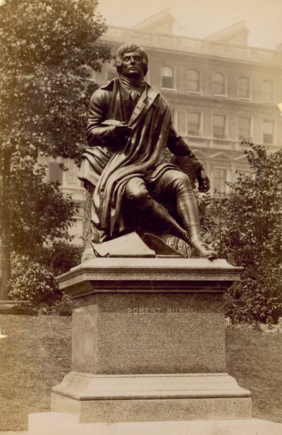 Statue av Robert Burns av English Photographer