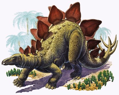 Stegosaurus (gouache på papir) av English Photographer