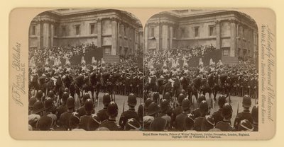 Stereografisk trykk av Queen Victorias Diamond Jubilee av English Photographer