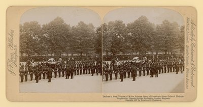 Stereografisk trykk av Queen Victorias Diamond Jubilee av English Photographer