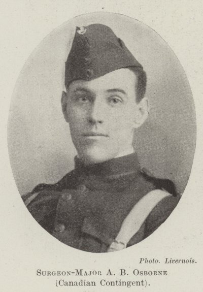 Kirurg-major AB Osborne, kanadisk kontingent av English Photographer