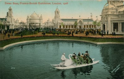 Swan Boat, fransk-britisk utstilling, London, 1908 av English Photographer