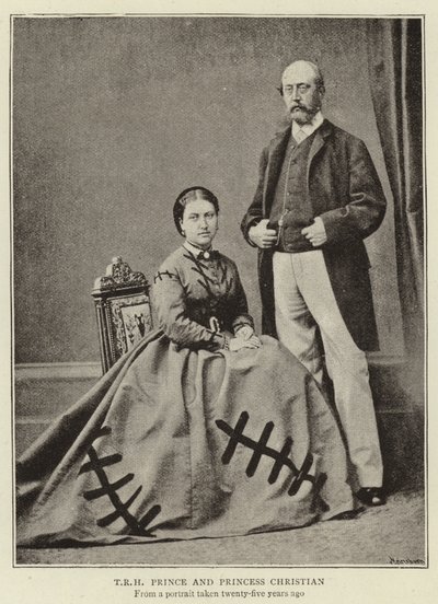 T R H Prins og Prinsesse Christian av English Photographer