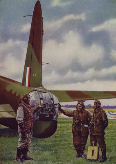 Halepistoltårn til en britisk Vickers Wellington medium bombefly (bilde) av English Photographer