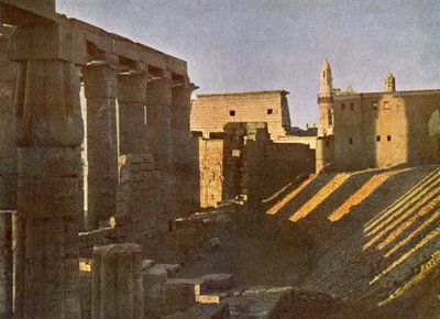 Luxor-tempelet fra østsiden av English Photographer