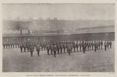 The 67th Company Imperial Yeomanry, Lord Dunravens Sharpshooters, går sørover av English Photographer