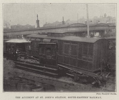 Ulykken ved St Johns Station, South-Eastern Railway av English Photographer