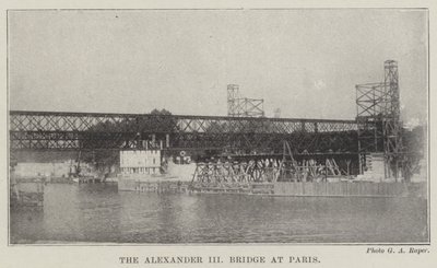 Alexander III, broen i Paris av English Photographer