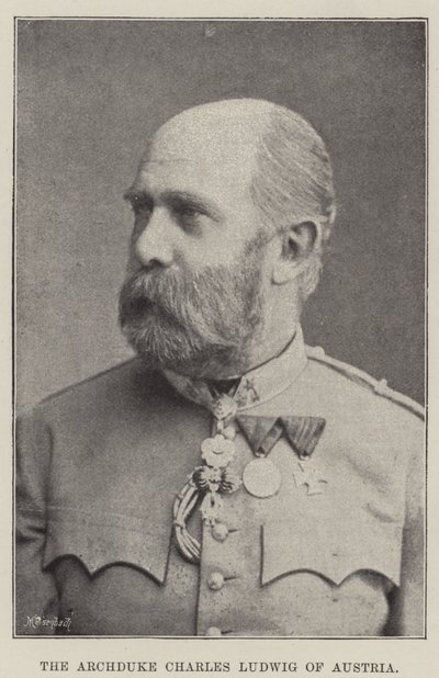 Erkehertug Charles Ludwig av Østerrike av English Photographer