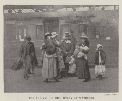 Ankomsten av fru Botha til Waterloo av English Photographer