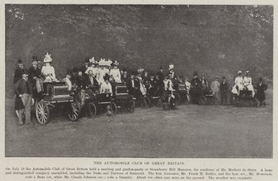 Automobilklubben i Storbritannia av English Photographer