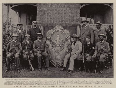 The Bisley Meeting, det engelske laget som vant Elcho Shield av English Photographer