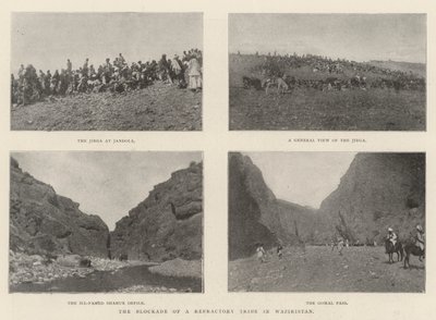 Blokaden av en ildfast stamme i Waziristan av English Photographer