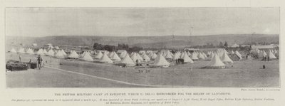 Den britiske militærleiren ved Estcourt, som blir forsterket for hjelpen til Ladysmith av English Photographer