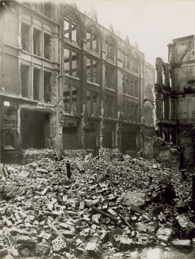 City of London etter et bombeangrep av English Photographer