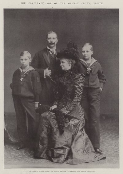 Den tyske kronprinsens begynnelse av English Photographer