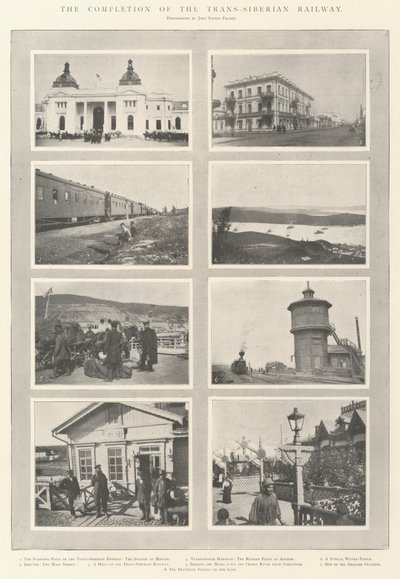 Fullføringen av den transsibirske jernbanen av English Photographer
