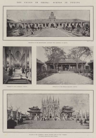 Krisen i Kina, scener i Peking av English Photographer
