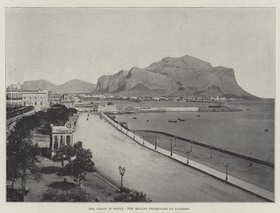 Krisen på Sicilia, sjøpromenaden i Palermo av English Photographer