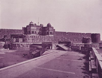 Delhi-porten, Agra Fort av English Photographer