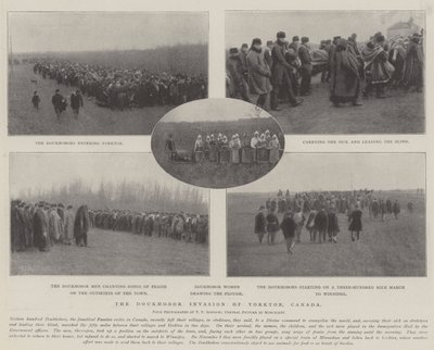 Doukhobor-invasjonen av Yorkton, Canada av English Photographer