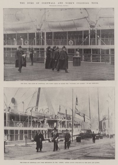 The Duke of Cornwall og Yorks Colonial Tour av English Photographer