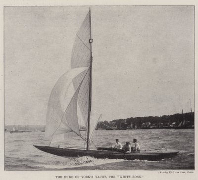 Duke of Yorks Yacht, den hvite rosen av English Photographer