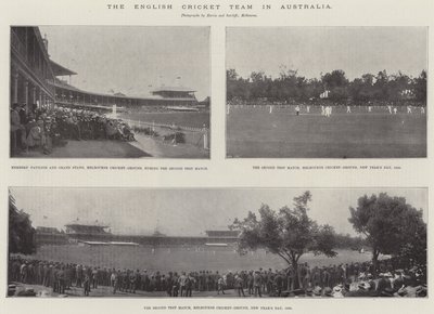 Det engelske cricketlaget i Australia av English Photographer