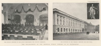 Utvidelsen av det keiserlige offentlige biblioteket i St. Petersburg av English Photographer