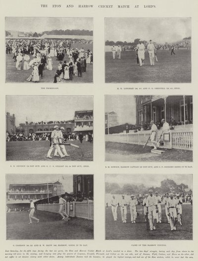 Eton og Harrow Cricket Match på Lords av English Photographer