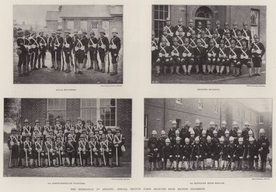 Ekspedisjonen til Ashanti, spesialtjenestekorps valgt fra britiske regimenter av English Photographer