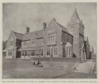 Fletcher rekonvalescenthjem på Cromer, for pasienter ved Norfolk og Norwich Hospital av English Photographer