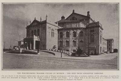 De kommende Wagner-syklene i München, det nye Prinz Regenten-teatret av English Photographer