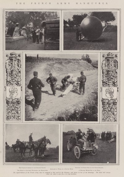 Den franske hærens manøvrer av English Photographer