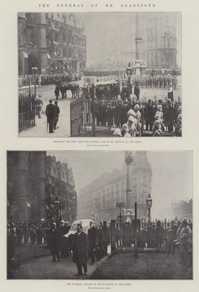 Begravelsen til Mr Gladstone av English Photographer