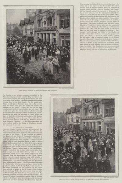 Dronning Victorias begravelse av English Photographer