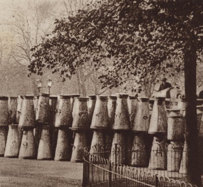 Generalstreiken i 1926, melkedepotet i Hyde Park London av English Photographer