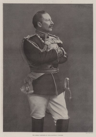 Den tyske keiseren i Field-Marshals Uniform av English Photographer