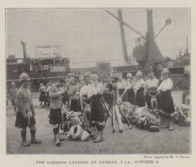 Gordons lander i Durban, 07.00, 9. oktober av English Photographer