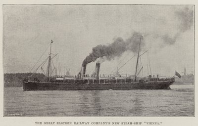 The Great Eastern Railway Companies New Steamship Wien av English Photographer