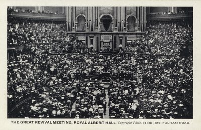 The Great Revival Meeting, Royal Albert Hall, London av English Photographer