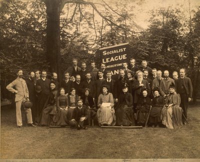 Hammersmith-grenen av Socialist League av English Photographer