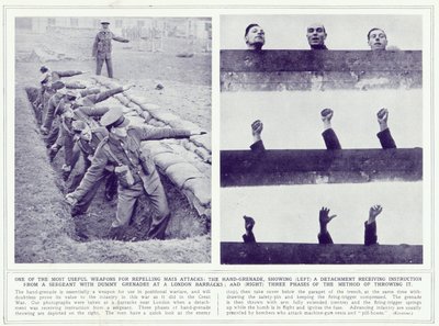 Håndgranaten, fra The Illustrated War News, publisert 22. november 1939 av English Photographer