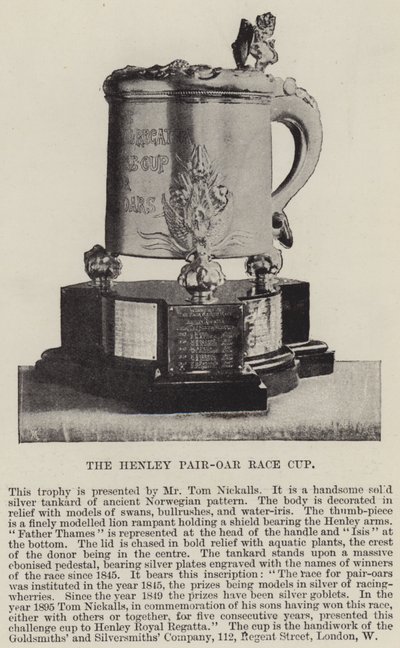 Henley Pair-Oar Race Cup av English Photographer
