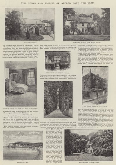 The Homes and Haunts of Alfred Lord Tennyson av English Photographer