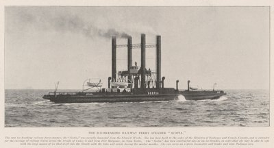 The Ice Breaking Railway Ferry Steamer Scotia av English Photographer