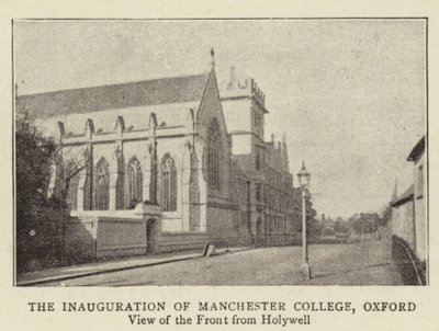 Innvielsen av Manchester College, Oxford av English Photographer