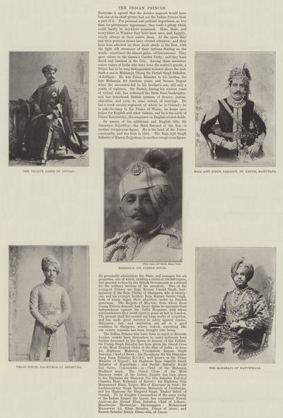 De indiske prinsene av English Photographer