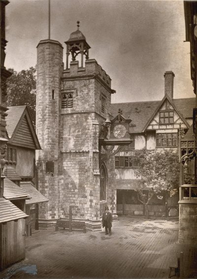 Den internasjonale helseutstillingen i South Kensington: All-Hallows Staining and Butchers Row av English Photographer