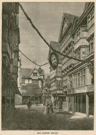 Den internasjonale helseutstillingen i South Kensington: All-Hallows Staining and Butchers Row av English Photographer